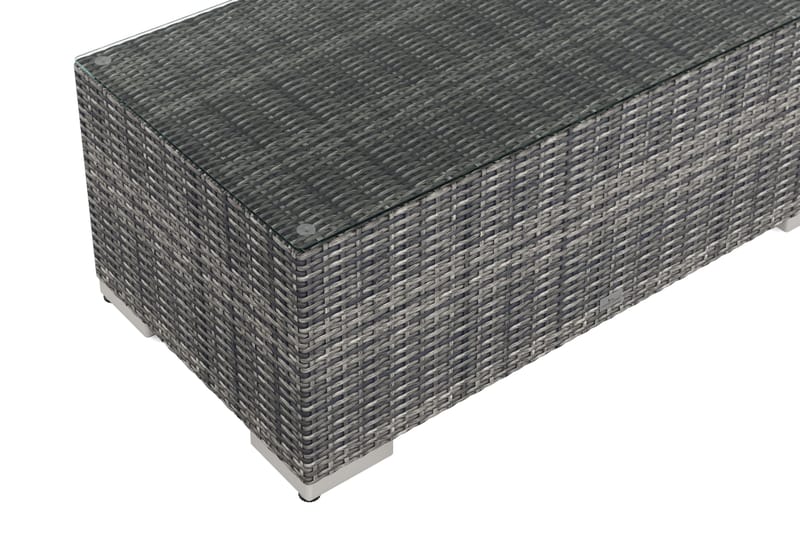 Bahamas Soffbord Utomhus 113x58 cm Konstrotting - Grå - Products - Utemöbler & utemiljö - Utebord & trädgårdsbord - Loungebord & soffbord utomhus
