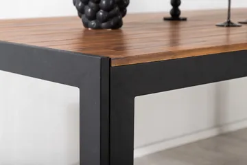 Bois Matbord Utomhus 200 cm Svart/Brun - Venture Home - Products - Utemöbler & utemiljö - Utebord & trädgårdsbord - Matbord utomhus