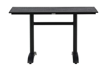 Denver Matbord Utomhus 120 cm - Svart - Products - Utemöbler & utemiljö - Utebord & trädgårdsbord - Matbord utomhus