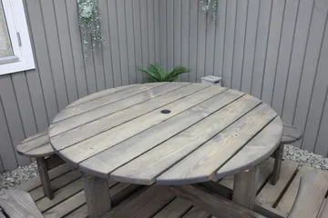 Frankfurt picknikbord - brun - grålaserad - Products - Utemöbler & utemiljö - Utebord & trädgårdsbord - Picknickbord