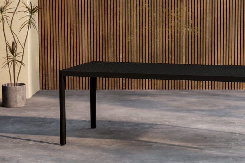 Giardini Matbord Utomhus 90x200 cm - Svart - Products - Utemöbler & utemiljö - Utebord & trädgårdsbord - Matbord utomhus