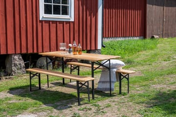 Guniess PicknickUtebord Hopfällbart - Svart/Natur - Products - Utemöbler & utemiljö - Utebord & trädgårdsbord - Matbord utomhus