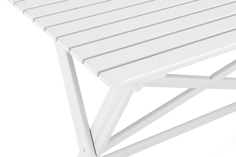 Landet Rektangulärt Matbord utomhus 118x70x74 cm i akacia trä - Vit - Products - Utemöbler & utemiljö - Utebord & trädgårdsbord - Matbord utomhus