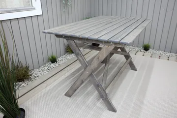 Larios Matbord Utomhus 126 cm - Grå - Products - Utemöbler & utemiljö - Utebord & trädgårdsbord - Matbord utomhus