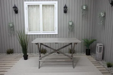 Larios Matbord Utomhus 126 cm - Grå - Products - Utemöbler & utemiljö - Utebord & trädgårdsbord - Matbord utomhus