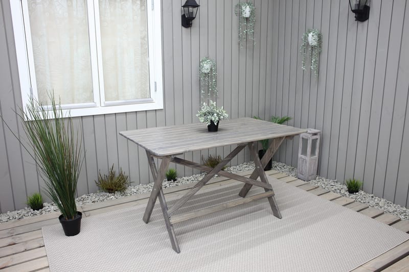 Larios Matbord Utomhus 126 cm - Grå - Products - Utemöbler & utemiljö - Utebord & trädgårdsbord - Matbord utomhus
