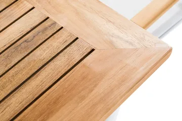 Las Vegas Matbord Utomhus Förlängningsbart 152-210x90 cm - Teak/Vit - Products - Utemöbler & utemiljö - Utebord & trädgårdsbord - Matbord utomhus