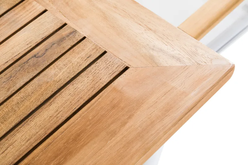 Las Vegas Matbord Utomhus Förlängningsbart 152-210x90 cm - Teak/Vit - Products - Utemöbler & utemiljö - Utebord & trädgårdsbord - Matbord utomhus