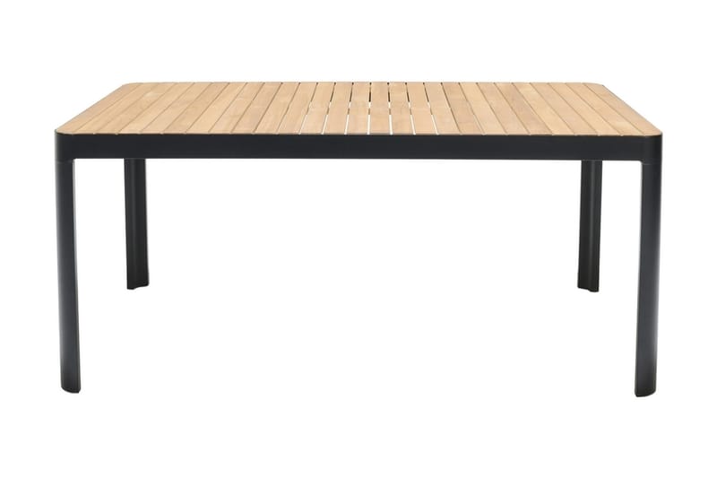 Portals Matbord Utomhus 161x95 cm - Teak/Svart - Products - Utemöbler & utemiljö - Utebord & trädgårdsbord - Matbord utomhus
