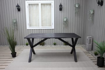 Scottsdale Matbord Utomhus 150 cm Kaffesvart - Kaffesvart - Products - Utemöbler & utemiljö - Utebord & trädgårdsbord - Matbord utomhus