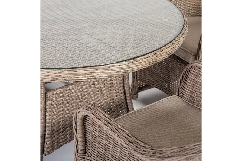 Utebord TOSCANA D110xH73cm färg: gråbeige - Products - Utemöbler & utemiljö - Utebord & trädgårdsbord - Matbord utomhus