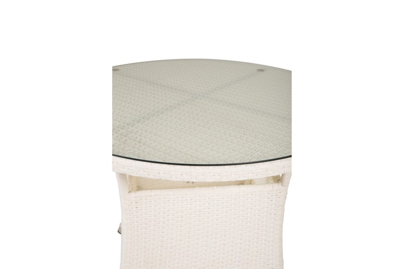 Volta Matbord Utomhus 90 Rund - Vit - Products - Utemöbler & utemiljö - Utebord & trädgårdsbord - Matbord utomhus