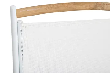 Las Vegas Matgrupp Utomhus 100x220-280 + 6 Stolar m Dyna - Vit/Teak/Offwhite - Products - Utemöbler & utemiljö - Utegrupp - Matgrupp utomhus