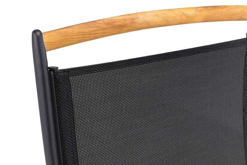 Las Vegas Matgrupp Utomhus 220-280 + 8 Positionsstol Lyx m Dyna - Svart/Teak/Grå - Products - Utemöbler & utemiljö - Utegrupp - Matgrupp utomhus