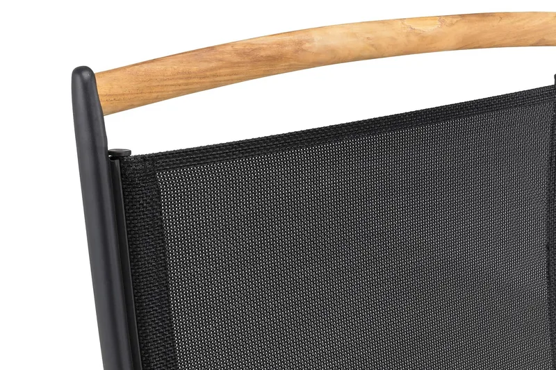 Las Vegas Matgrupp Utomhus Las Vegas 220-280 + 8 Positionsstol Lyx - Svart/Teak - Products - Utemöbler & utemiljö - Utegrupp - Matgrupp utomhus