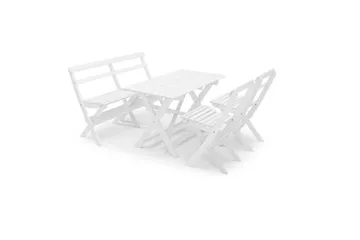 Matgrupp Utomhus Hillerstorp Torpet Vit - Products - Utemöbler & utemiljö - Utegrupp - Matgrupp utomhus