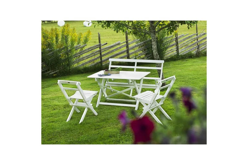 Matgrupp Utomhus Hillerstorp Torpet Vit - Products - Utemöbler & utemiljö - Utegrupp - Matgrupp utomhus