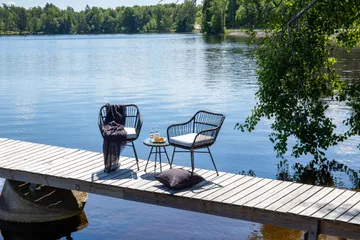 Viga Balkonggrupp 2-sits - Svart - Products - Utemöbler & utemiljö - Utegrupp - Cafegrupp & cafeset