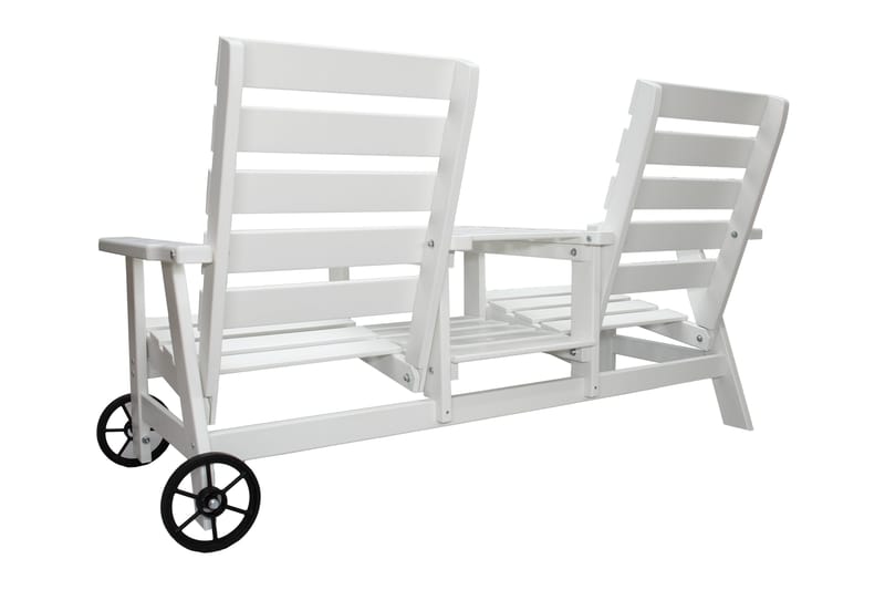 KIngdom Utebänk 177 cm - Vit - Products - Utemöbler & utemiljö - Utesoffa - Trädgårdsbänk & utebänk