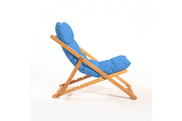 Gardellis Solstol 173x120 cm - Blå/Natur - Products - Utemöbler & utemiljö - Utestol & trädgårdsstol - Solstol