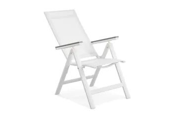 Monaco Light Positionsstol utomhus med justerbar rygg i aluminium - Vit - Products - Utemöbler & utemiljö - Utestol & trädgårdsstol - Positionsstol