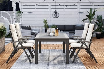 Monaco Positionsstol - Svart/grå - Products - Utemöbler & utemiljö - Utestol & trädgårdsstol - Positionsstol