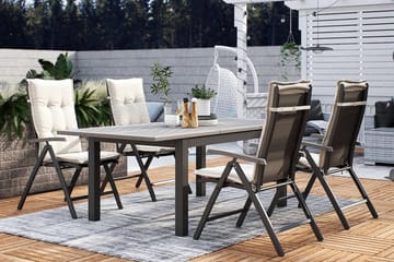 Monaco Positionsstol - Svart/grå - Products - Utemöbler & utemiljö - Utestol & trädgårdsstol - Positionsstol