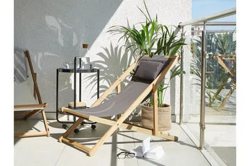 Oykel Solstol - Mörkgrå - Products - Utemöbler & utemiljö - Utestol & trädgårdsstol - Solstol