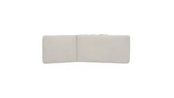 Portals Solsäng med Dyna 189 cm - Vit/Trä - Products - Utemöbler & utemiljö - Utestol & trädgårdsstol - Solsäng & solvagn