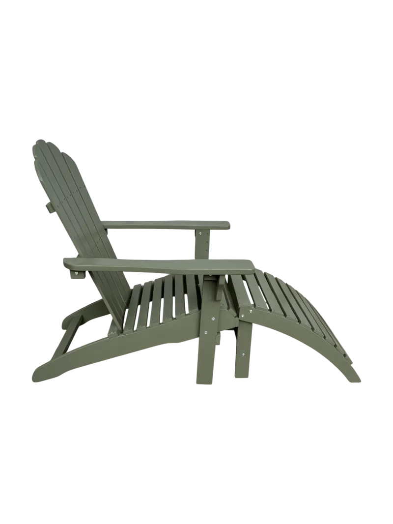 Landet Däckstol utomhus i akacia trä - Mörkgrön - Products - Utemöbler & utemiljö - Utestol & trädgårdsstol - Solstol - Däckstol