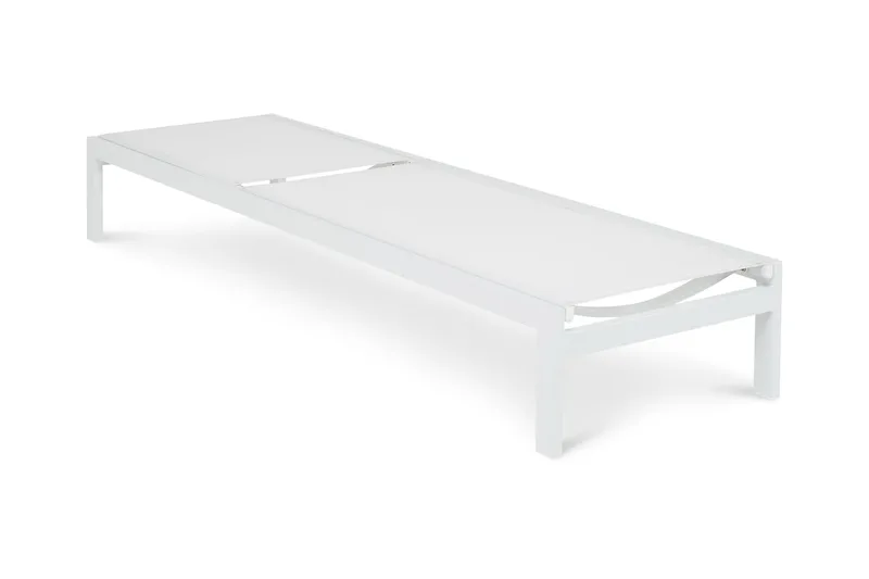 Tunis Solsäng - Vit - Products - Utemöbler & utemiljö - Utestol & trädgårdsstol - Solsäng & solvagn