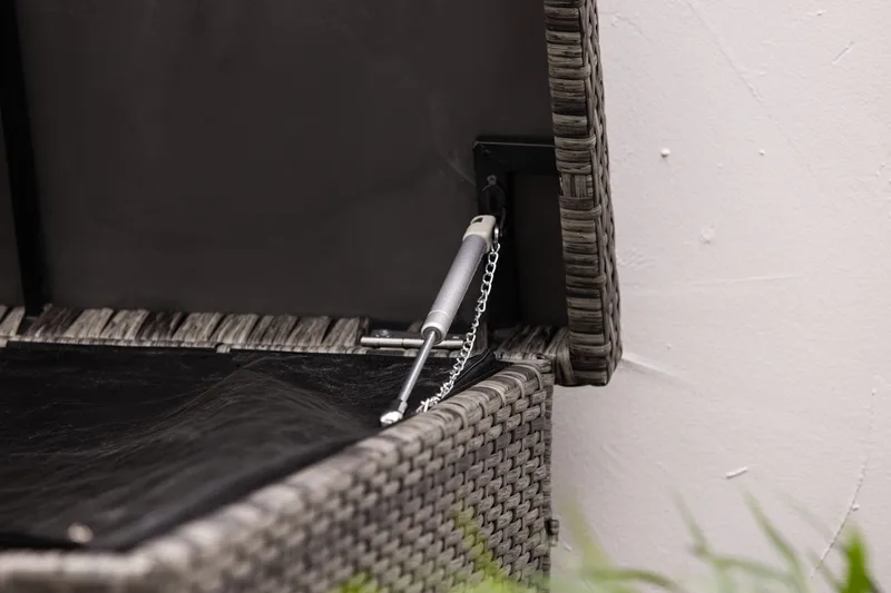 Gigant vattentät dynbox XL utomhus - Dynlåda i konstrotting (B150xD90xH101 cm) - Grå - Products - Utemöbler & utemiljö - Utomhusförvaring - Dynförvaring - Dynbox & dynlåda