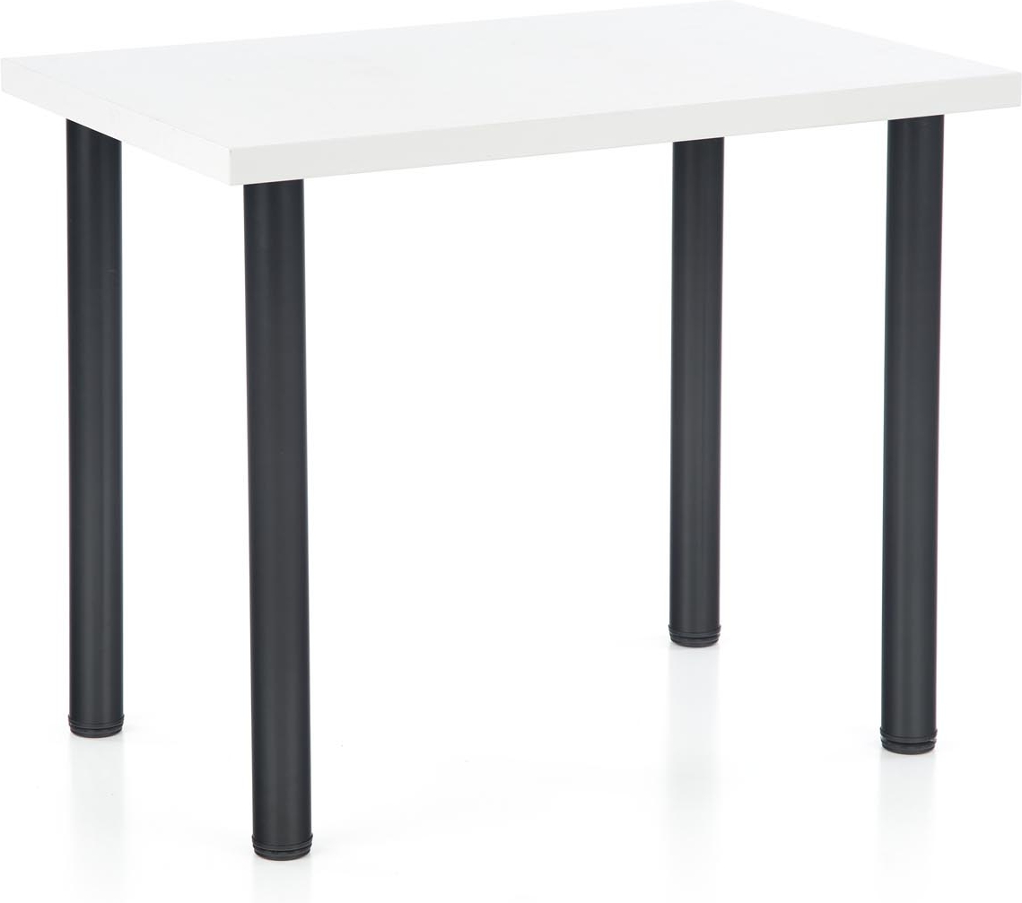 Buno Esstisch 90 cm - Wei�/Schwarz