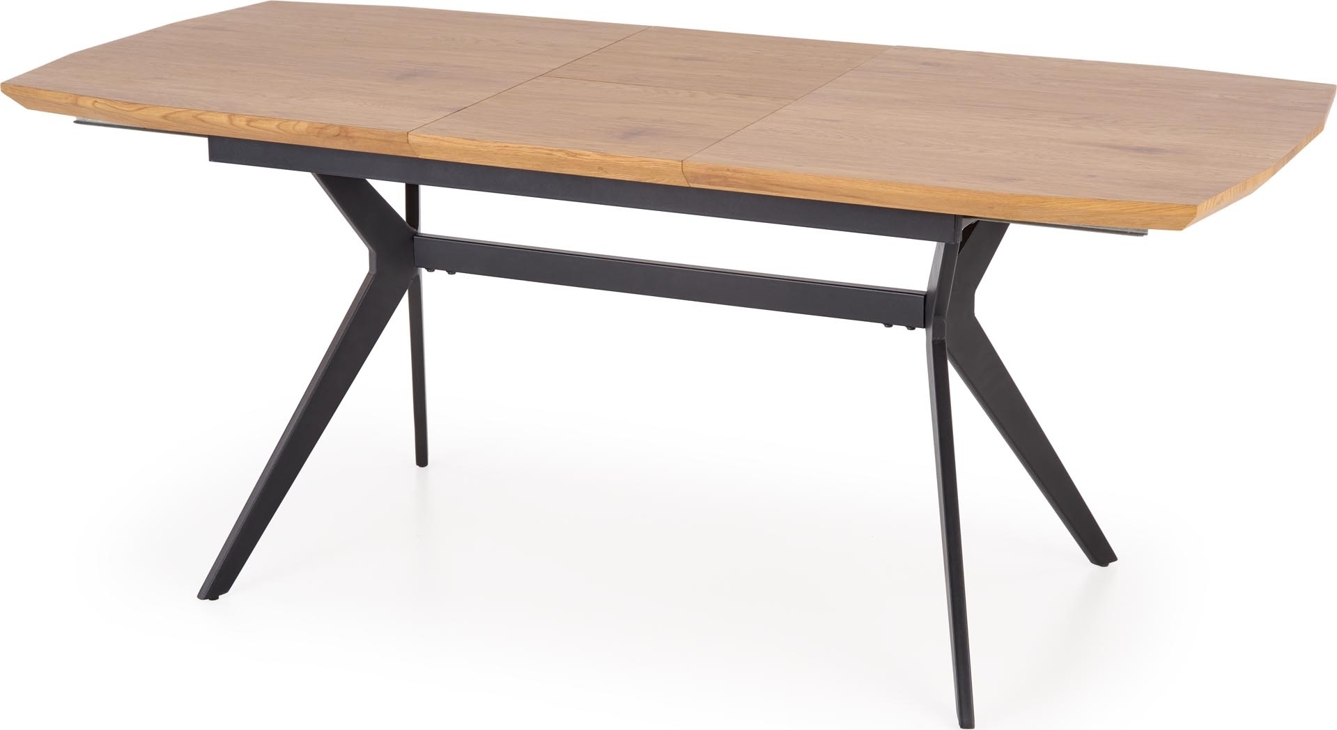 Assis Esstisch 140-180 x 80 cm - Eiche/schwarz Assis Esstisch 140-180 x 80 cm - Eiche/schwarz