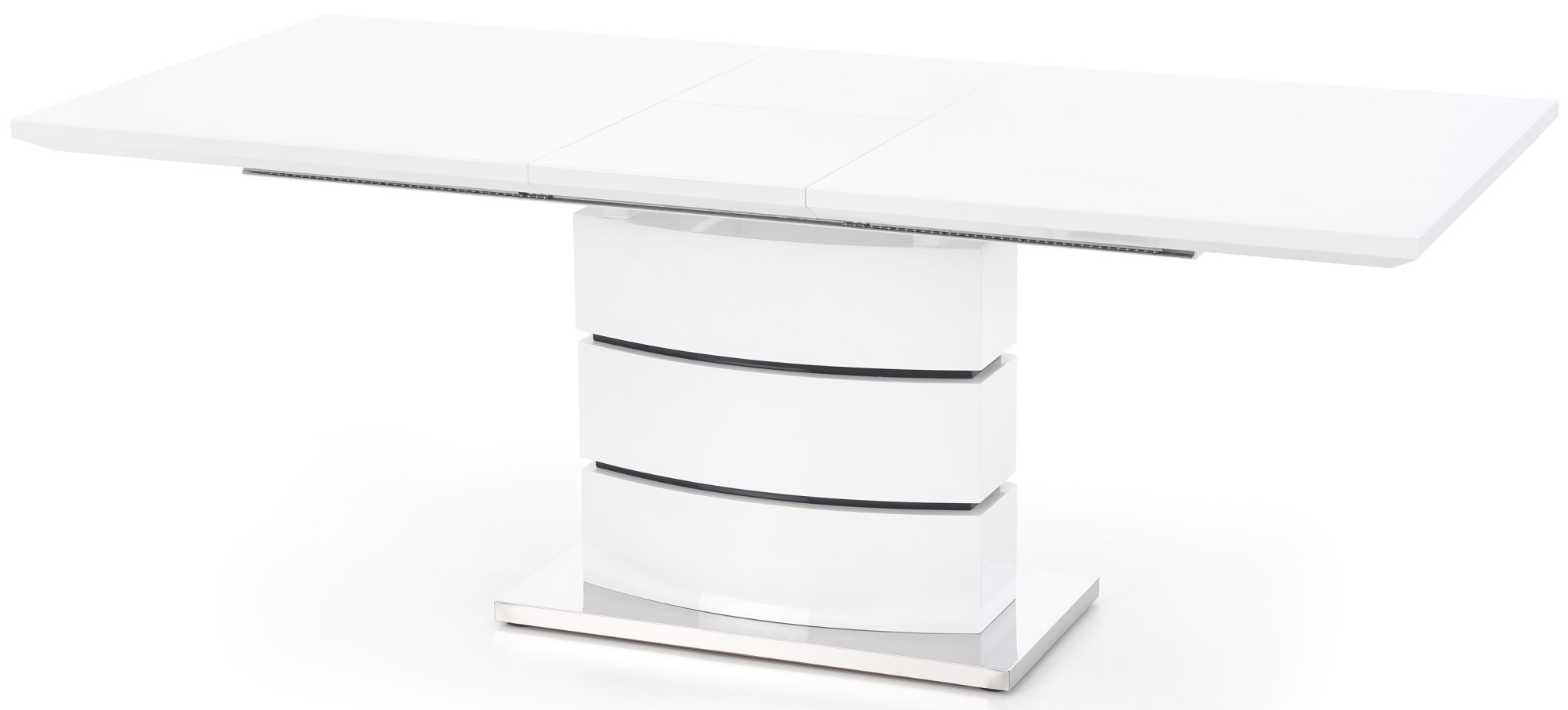 Annina Esstisch 160-200 cm - Wei� Hochglanz
