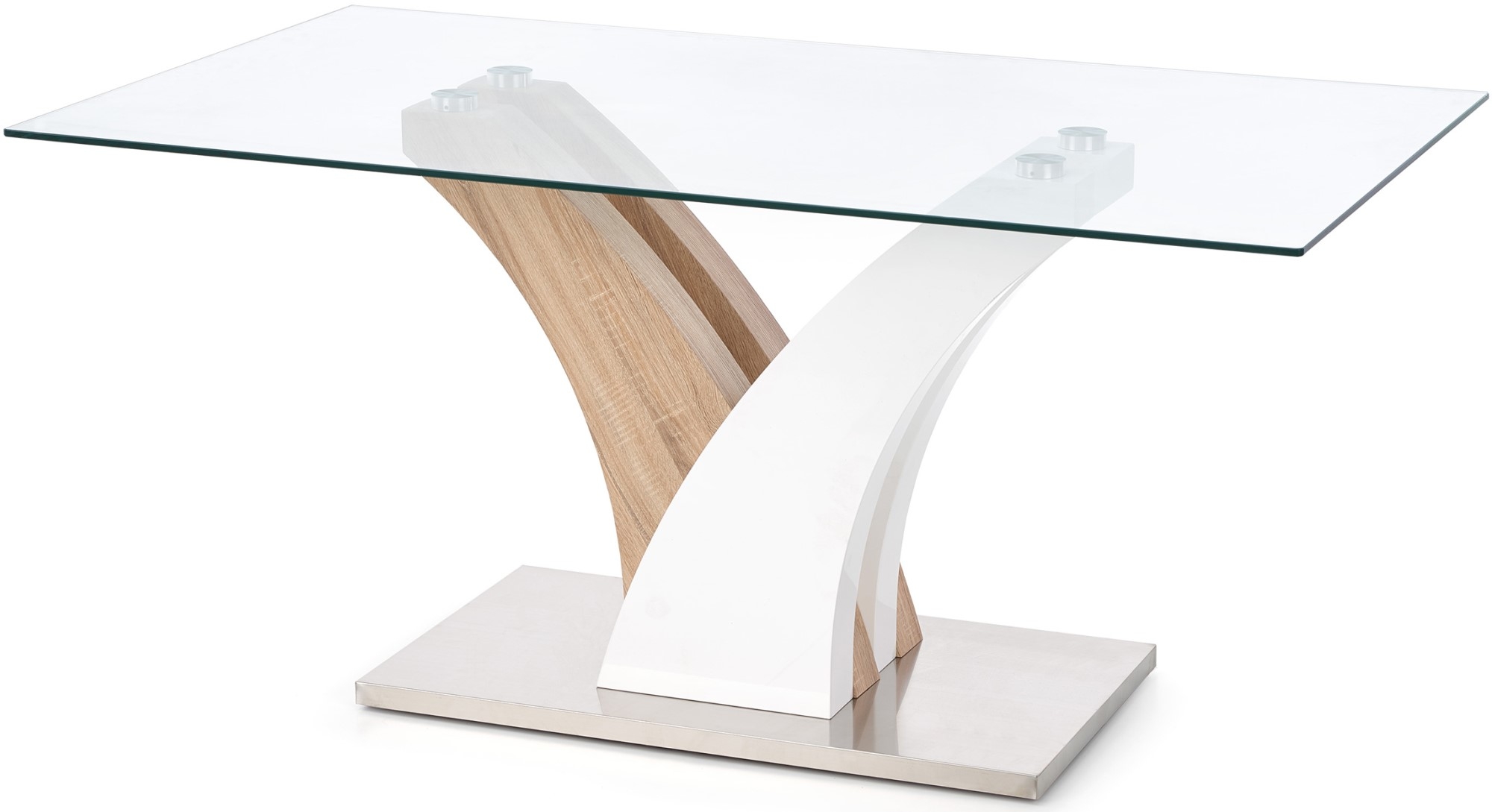 Constanza Esstisch 160 cm - Wei�/Eiche