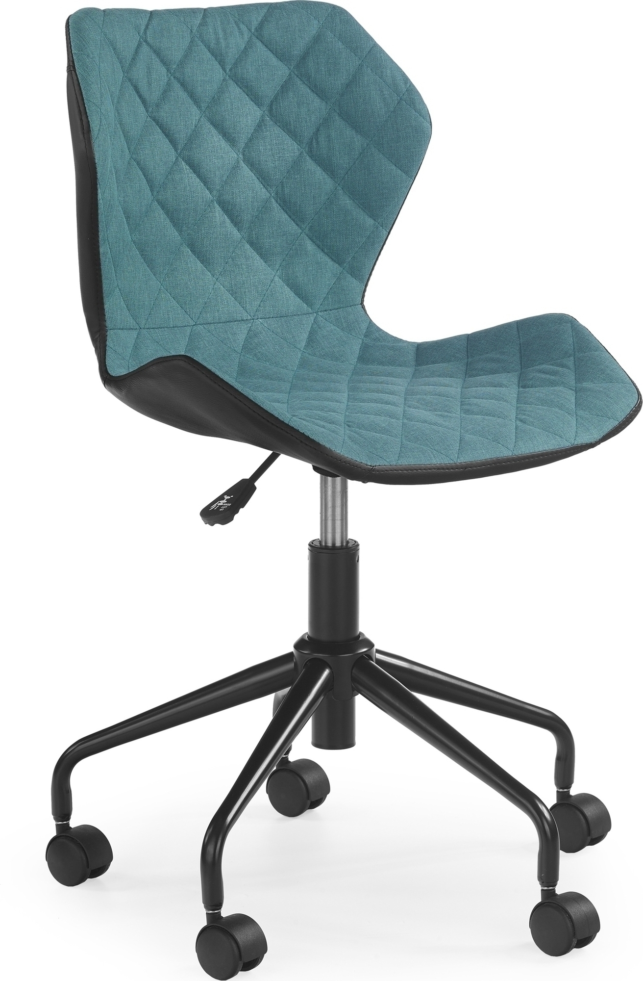 Albana Schreibtischstuhl - Schwarz/T�rkis