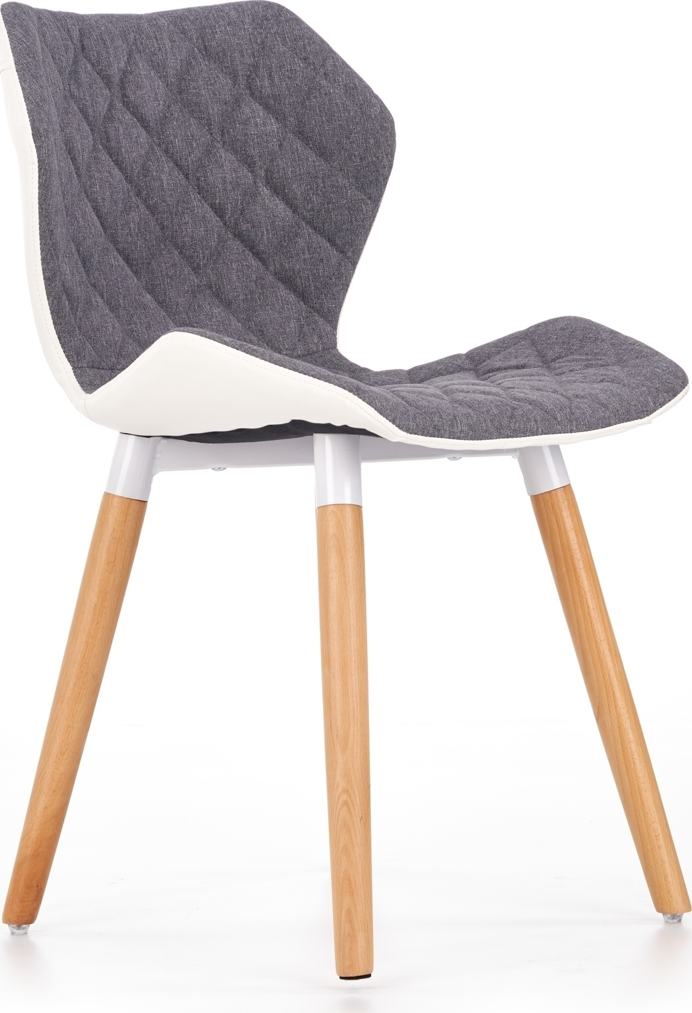 Lucky Esszimmerstuhl - Grau/Wei�