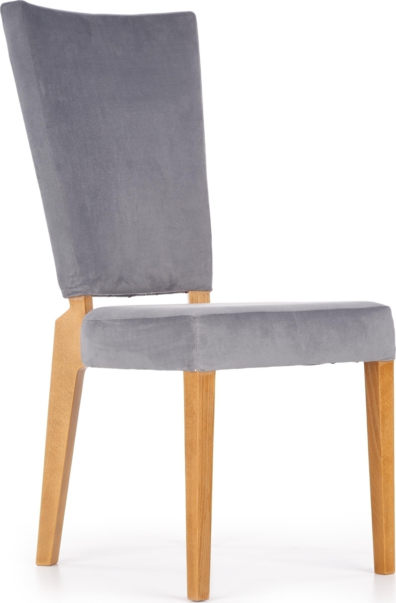 Stuhl Kiki - Grau & Holz Stuhl Kiki - Grau & Holz