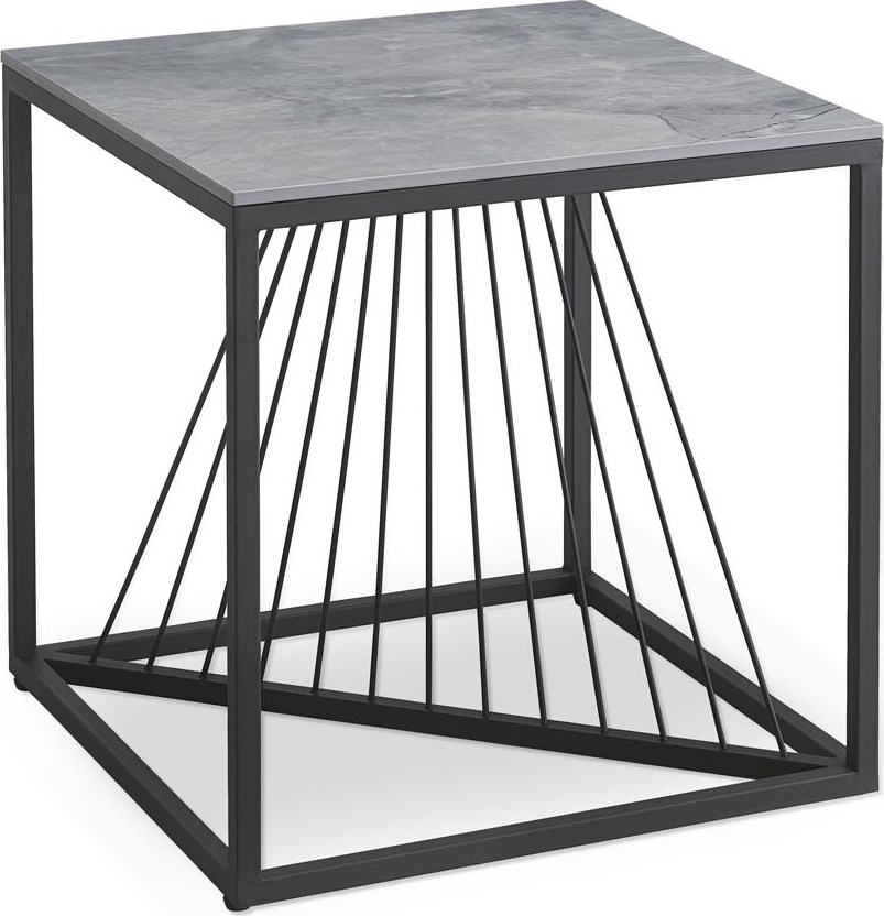 Eterneco Couchtisch 55 x 55 cm - Grauer Marmor Eterneco Couchtisch 55 x 55 cm - Grauer Marmor