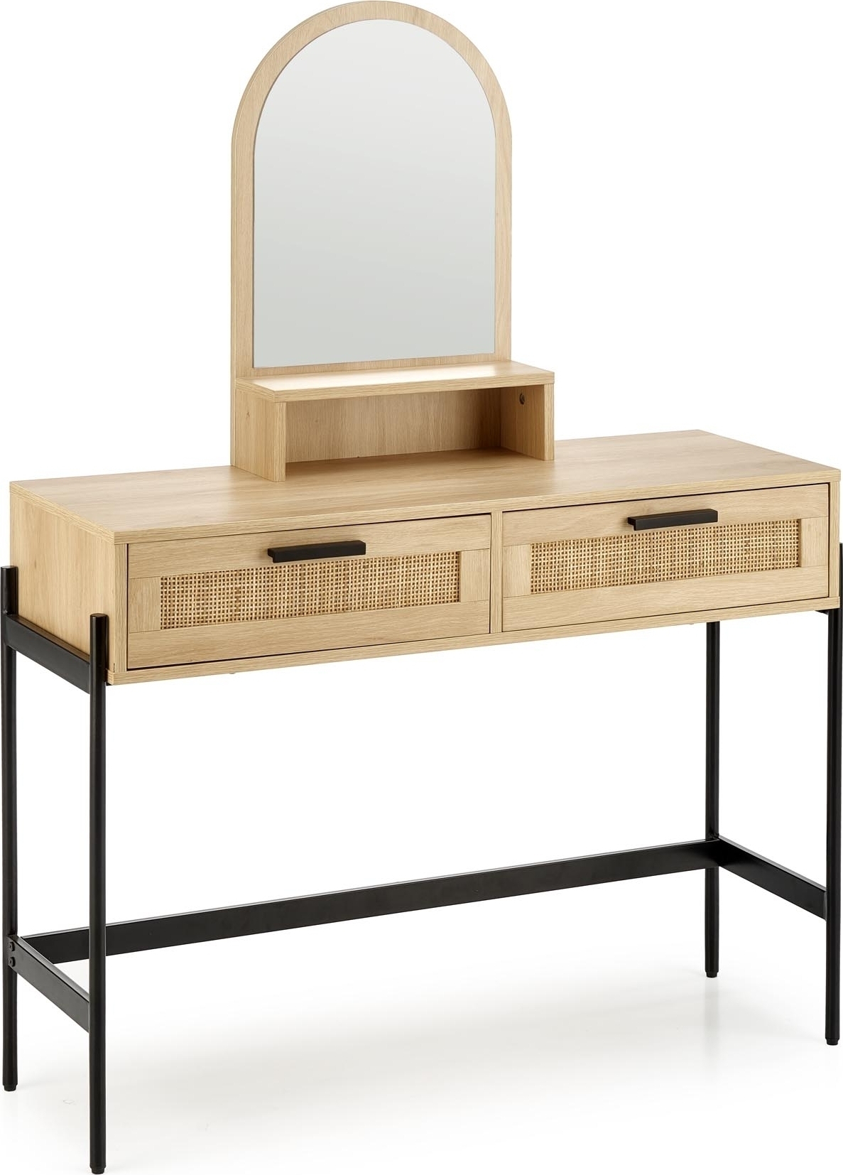 Carmen Schminktisch 104 x 35 cm - Beige/Schwarz