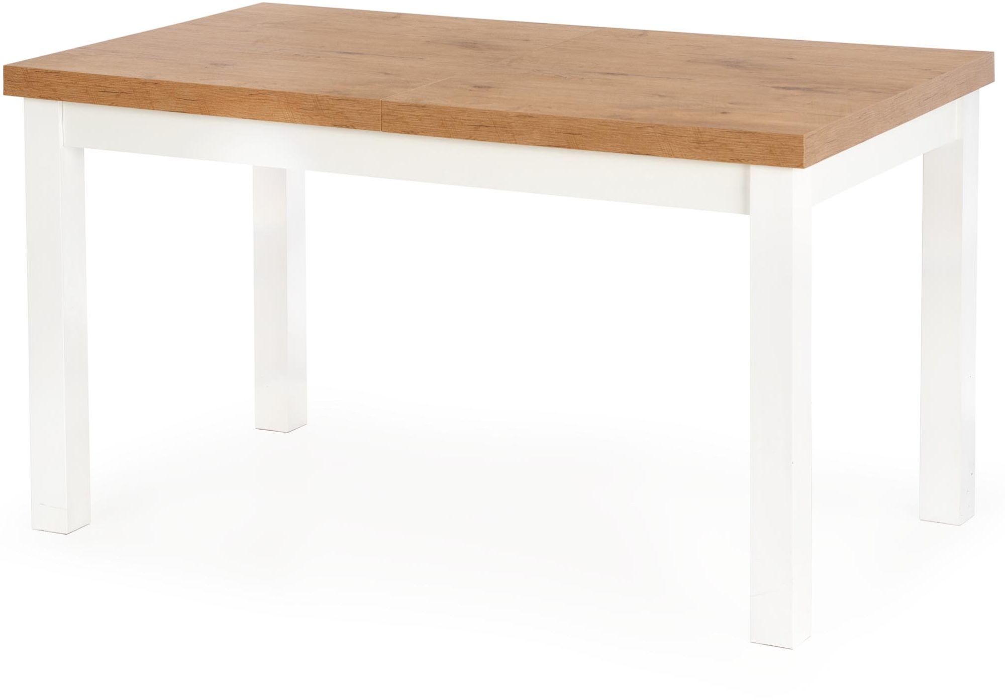 Marit ausziehbarer Esstisch 140-220 cm - Weiß/Eiche Marit ausziehbarer Esstisch 140-220 cm - Weiß/Eiche