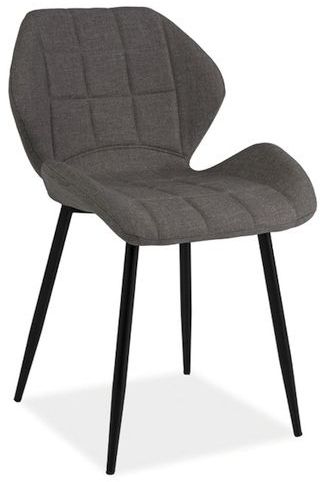 Anahi Esszimmerstuhl - Dunkelgrau/Schwarz