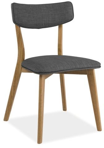 Jazlynn Esszimmerstuhl - Grau/Eiche Jazlynn Esszimmerstuhl - Grau/Eiche