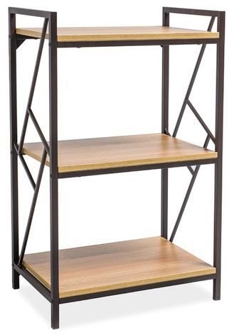 B�cherregal Avianna - Eiche/dunkelbraun