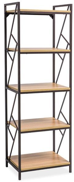 B�cherregal Avianna - Eiche/dunkelbraun