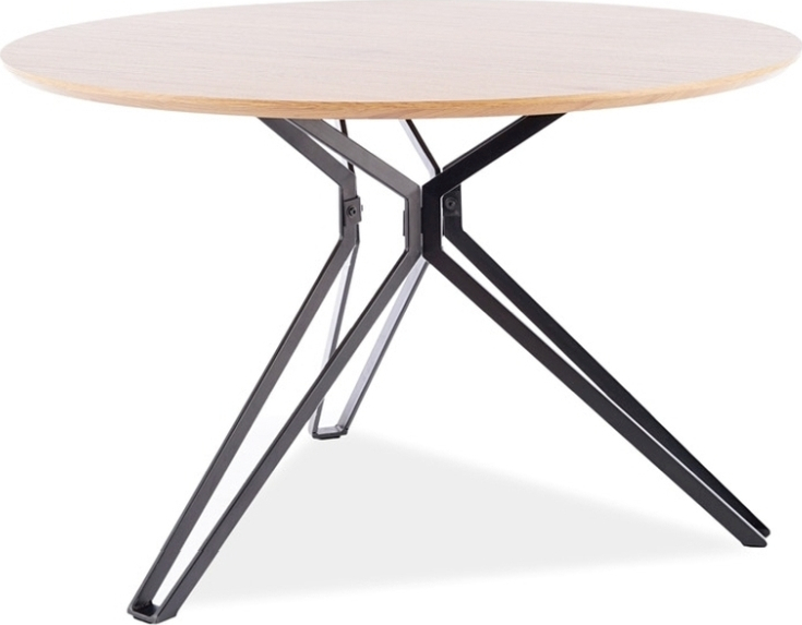 Colt Esstisch 120 cm - Eiche/schwarz