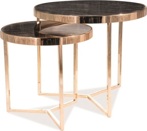 Sasha Couchtisch Ø59/45 cm - Schwarz Sasha Couchtisch Ø59/45 cm - Schwarz