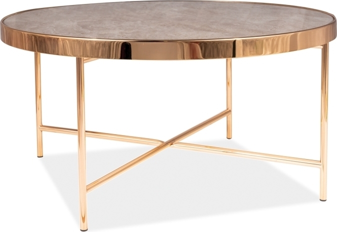 Couchtisch Fortuna Ø82 cm - Creme Couchtisch Fortuna Ø82 cm - Creme