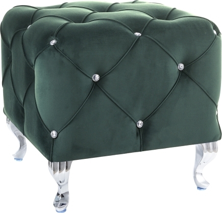 Hocker Hestia - Gr�ner Samt